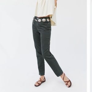 NWT UO BDG Olive Corduroy Mom Jeans